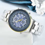 [Shipping 24 hours] Citizen Men's Quartz Watch Blue Angel World Chronograph Men's Watch