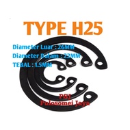 Snapring Type H 25 / Circlip H 25 / Snap Ring Type H 25