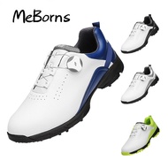 ✠ Golf Shoes Men 39;s Waterproof Breathable Golf Shoes Male Rotating Shoelaces Sports Sneakers Non slip Trainers