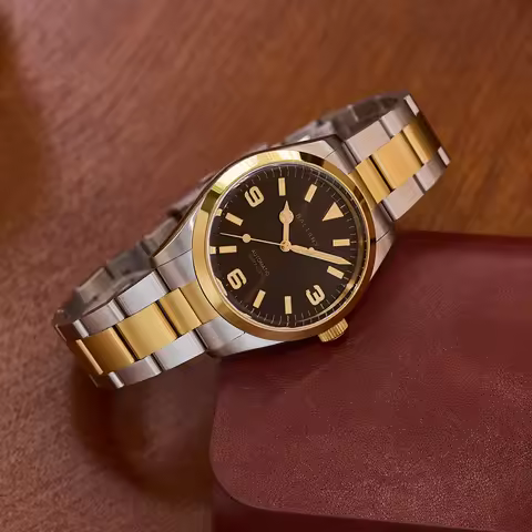 Baltany Luxury Dress Watch Man S4035G Stainless Steel ST2130Automatic Mechanical Watch Waterproof 39