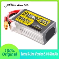 Tattu R-Line Version 5.0 850mAh 4S 150C 14.8V Lipo Battery Pack with XT30U-F Plug FPV Racing Drone R