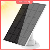 Solar Panel for Security Camera 5W Solar Panel Charger IP65 Waterproof Solar Charger with 360°Adjustable Mounting SHOPSKC4013