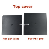 TOP Cover Black Front Upper Shell Faceplate Cover For PS4 slim Pro game console cover housing Protective Shell cover