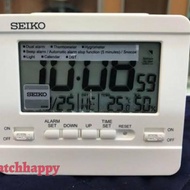 Watchhappy SEIKO ORIGINAL ALARM Clock QHL086W DIGITAL ALARM QHL086 WHITE