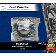 Kawasaki CLUTCH LINING SET  Fury 125 Classic and New Breed (No Clutch Lever) Genuine 13088-1142