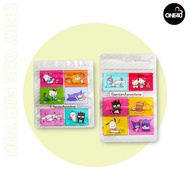 Sanrio Sanrio Characters Colorful A7 Zip Lock Bag (4pcs)