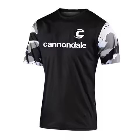 2026 Men's Cannondale Short Sleeve Cycling Jersey for BMX Motocross Enduro Downhill Mountain Bike Sh