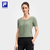 FILA CORE ATHLETICS FILA-FIT WOMEN Women Short Sleeve T-shirt (Olive Green)