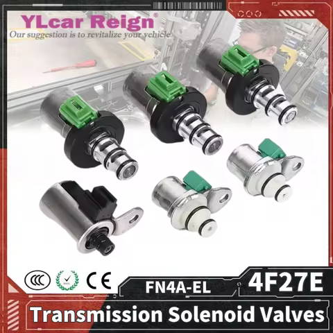 4F27E FN4A-EL FN4AEL Auto Transmission 6Pcs Solenoid Valves For Mazda 2 3 5 6 CX-7 MPV Ford Fiesta F