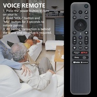 New RMF-TX910U Voice Remote Control  -for Most Sony 2023 2024，TVs, includes Voice, Backlight and Met