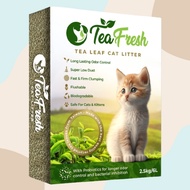 TeaFresh Cat Litter - Natural Tea Leaf Cat Litter 2.5kg/6L