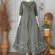 GAMIS AZZAHRA DRESS CERUTY PREMIUM / GAMIS MOTIF CANTIK