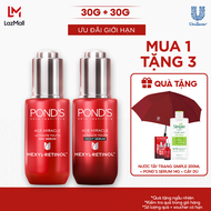 Combo Serum ban ngày đêm Ponds Age Miracle mờ đốm nâu và nếp nhăn với 50X Hexyl-Retinol 30G