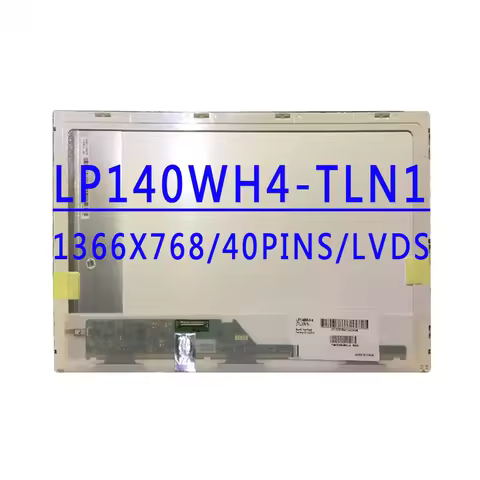 LP140WH4 TLN1 LP140WH4-TLN1 LP140WH4 (TL)(N1) 14.0 inch Laptop LCD Screen Matrix 14.0Inch 40Pins 136