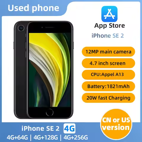 Apple iPhone SE 2 2020 4g SmartPhone Apple A13 4.7inch LCD Screen 12MP Camera 1821mAh 18W Charge IOS