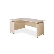 Tundo NT 190 BLT18-CG industrial wood left L corner desk 180 x 120 x 74 cm