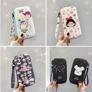 Cute Kuromi Little Girl Waterproof Handphone Mobile Phone Outdoor Pouch Case Bag Portable Power bank Charger Bag