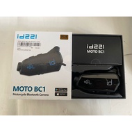 id221 MOTO BC1 Bluetooth communicator intercom video UHD wide angle motorcycle dash cam waterproof h