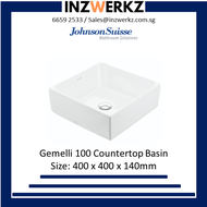 Johnson Suisse Gemelli 100 Countertop Basin