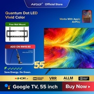 New Airbot Quantum Mini-LED/QLED | 4K 55/65 inch Google Smart AI TV Inbuilt Chromecast Dolby Atmos A