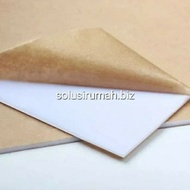 Acrylic Akrilik Sheet Custom mika Lembar 2mm putih susu tembus per10cm