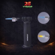 Butane Torch Heavy Duty Extra Power (Black) Blow Torch for Soldering- Plumbing- Refillable Butane To