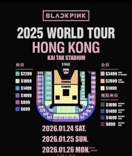 blackpink演唱會門票