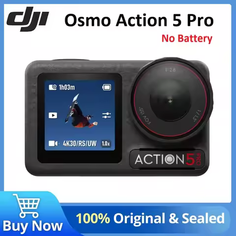 DJI Osmo Action 5 Pro No Battery or Other Accessories, For Replacement of Damaged Action 5 Pro Camer