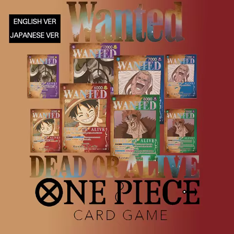 Diy One Piece Wanted Poster Japanese Sets Luffy Ace Sabo Roger Op13 Sec Sp Eustass Kid Op01-051 Op09