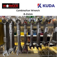 WORKER Combination Wrench Spanner (8-24mm)