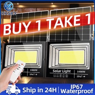 KKSKY Buy1 Take1 Solar Light 100W Promo Sale Led Flood Solar Powered Panel Lamp Outdoor Waterproof L