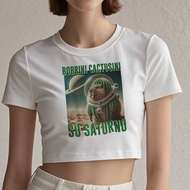 Italian Inspired 2000s Grunge Aesthetic Crop Top