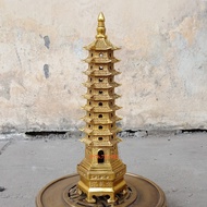 Tháp văn xương bằng đồng 9 tầng cao 30cm tháp văn xương phong thủy bằng đồng