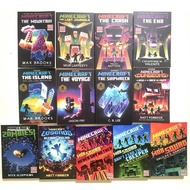 An Official Minecraft Novel Series 1-8 Set of 8 books FREE PENINSULAR SHIPPING