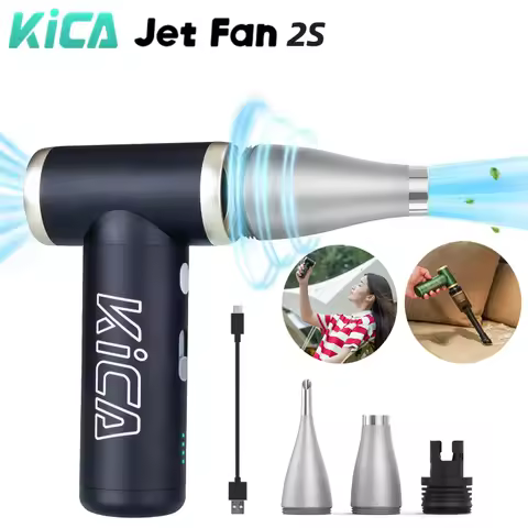 KICA JetFan 2S Turbo Fan Electric Air Blower Portable Outdoor Handheld Fan Compressed Duster Cleaner