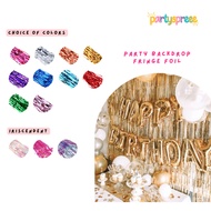 Foil Fringe Curtain (Backdrop/ Decoration)