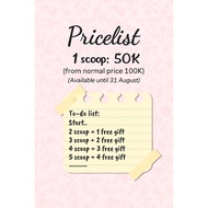 SCOOP ORDER PINKIE PALACE