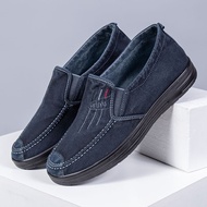 Old Beijing Cloth Shoes Men's Fashion Casual Shoes Denim Canvas Men's Shoes Single Shoes Old Beijing