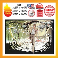 Death Note Poster L Kira misa Light Ryuk Near Mello Anime Poster Wall Poster Decor Wall art Sticker 