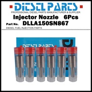 6x Diesel Fuel Injector Nozzle Tips 105015-8670 DLLA150SN867 for Hino Blue Ribbon Hino 700 Profia FH