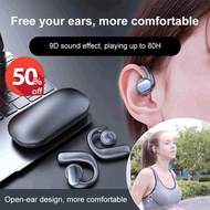 TWS Wireless Sports Running Bone Conduction Digital Bluetooth Earbuds IPX6 Waterproof Ear-hanging Headset Real Ear-open Sports Earbuds