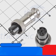 [2 Pieces]- GX12-7P 7-Pin Straight Female Round Connector 3A 125V IC2 Components