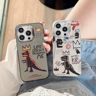 BASSQUIAT CASE DINO CASE IPHONE 12 12 PRO MAX 13 13 PRO MAX 14 14 PRO MAX 15 15 PRO MAX 15PRO