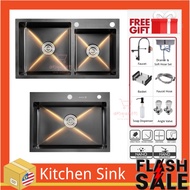 NANO Sink Bowl 304 Stainless Steel Kitchen Double Single Bowl Basin Sink