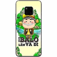 Ốp lưng in cho Huawei Mate 20 Pro Mẫu Xách Balo Lên Nam