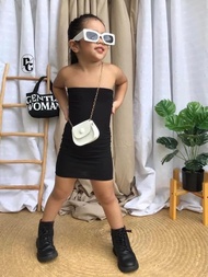 Tube Embossed Dress | 3-5y/o Kids | Alphamale Clothing