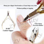 D-501 Cuticle Nipper Cutter Stainless Steel  Mani Pedi Nail Care Tool Remove Dead Skin 死皮剪