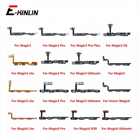 Power On Off Button Volume Switch Key Flex Cable For HuaWei Honor Magic3 Magic4 Magic5 Magic6 RSR Pr