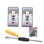 【Ready stock】Luggage compartment latch密码锁行李箱配件大全通用铝框拉杆箱锁扣钥匙锁锁子更换维修Code lock luggage compartment acce