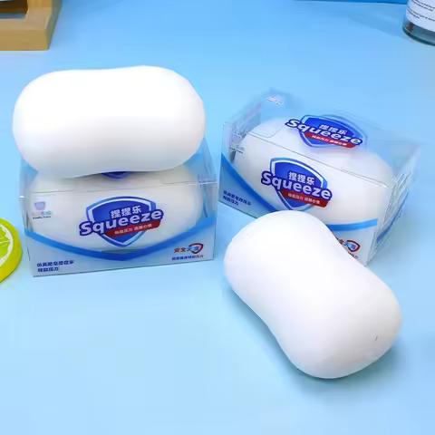 Squishy Soap Squeeze Toys Simulated Soap Squishy Stress Relief Fidget Sensory Toys Squishy Soap Anti